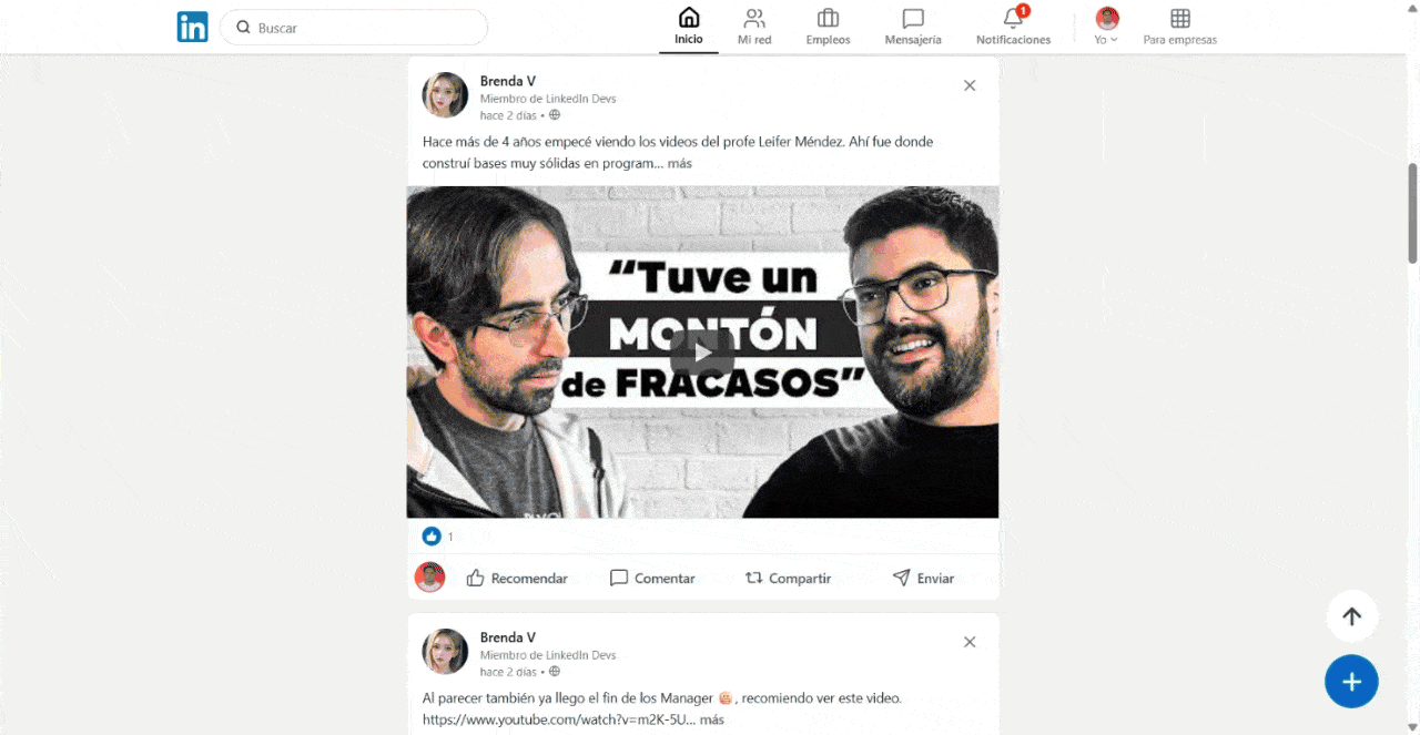 About
                    App clon de LinkedIn construido con el stack MERN (MongoDB, Express, React y Node.js) para aprender y mostrar de punta a punta cómo se conecta un frontend moderno con una API REST real.