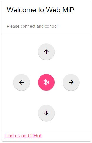 Web Bluetooth MiP in Action