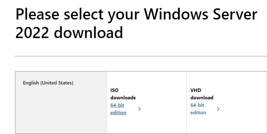 Windows Server Download