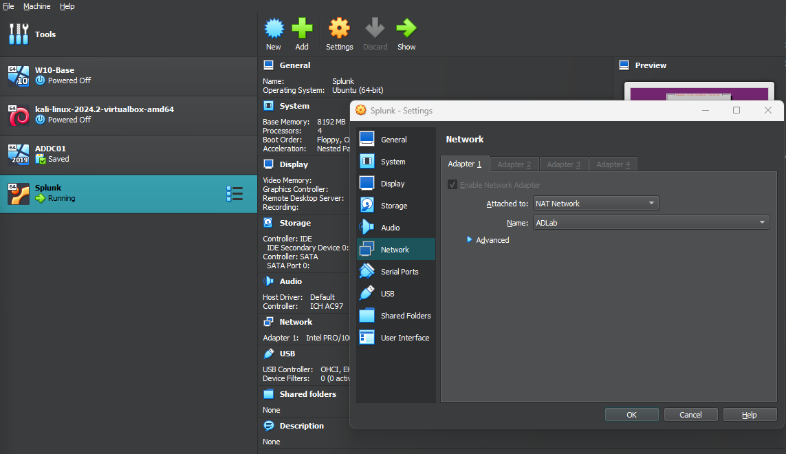 VM Network Configuration