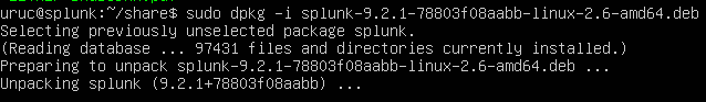 Splunk Installation