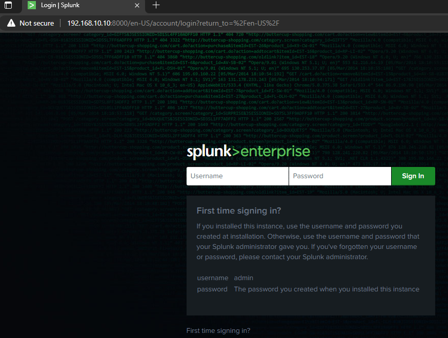 Splunk Login