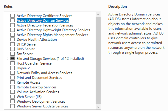 Active Directory Domain Services