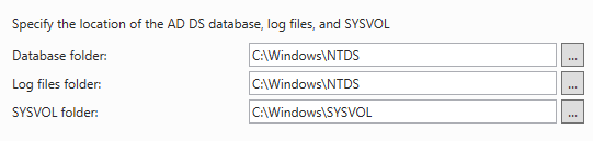 Domain Controller Options