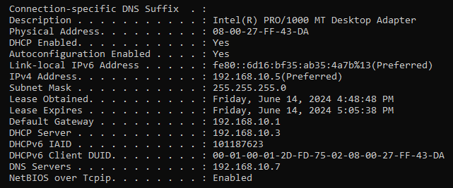 IP Configuration