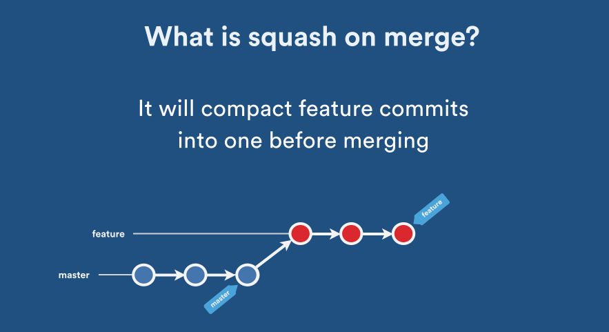 Squash merging