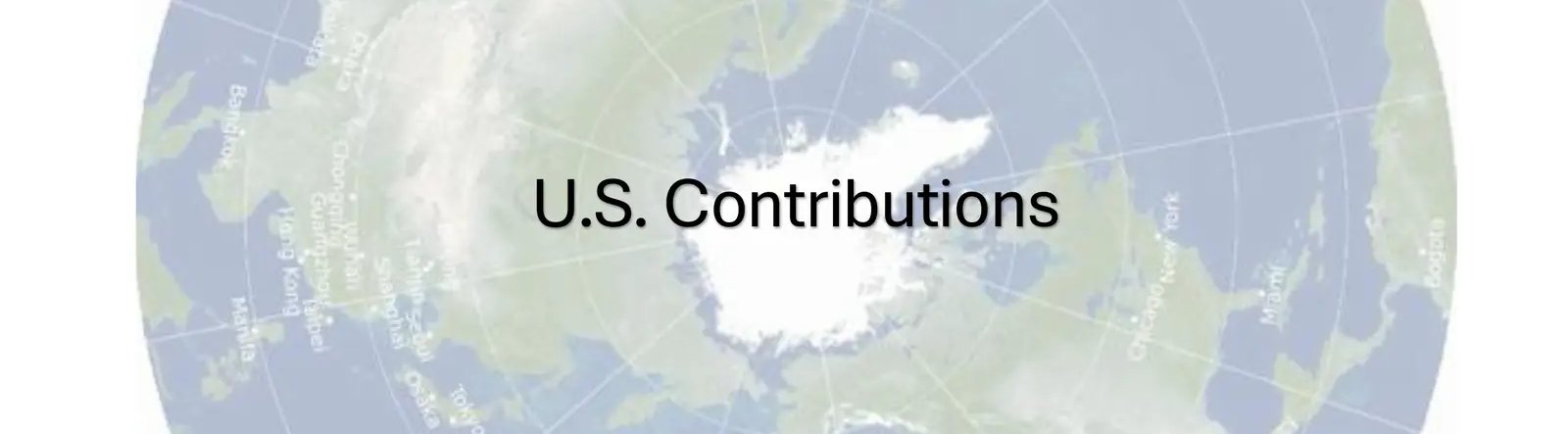 Overview of U.S. contributions to global progress