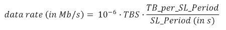 LTE Sidelink capacity equation