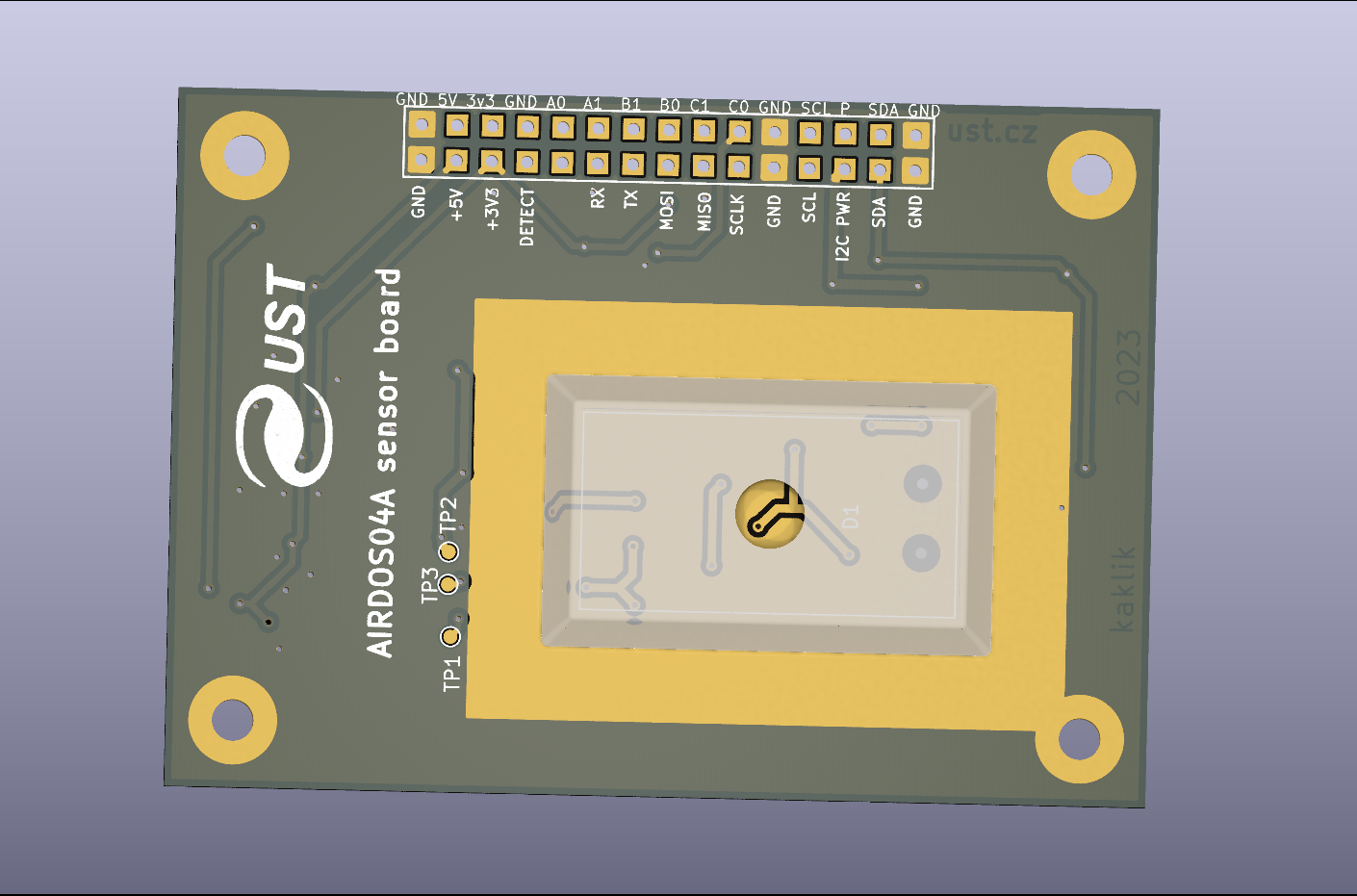 AIRDOS03 sensor electronics