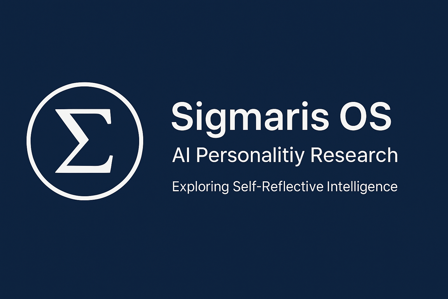 Sigmaris OS – AI Personality Research