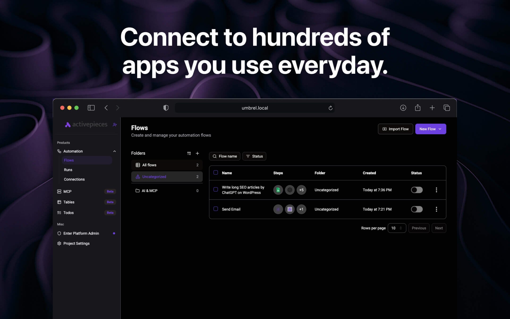 Activepieces screenshot 1