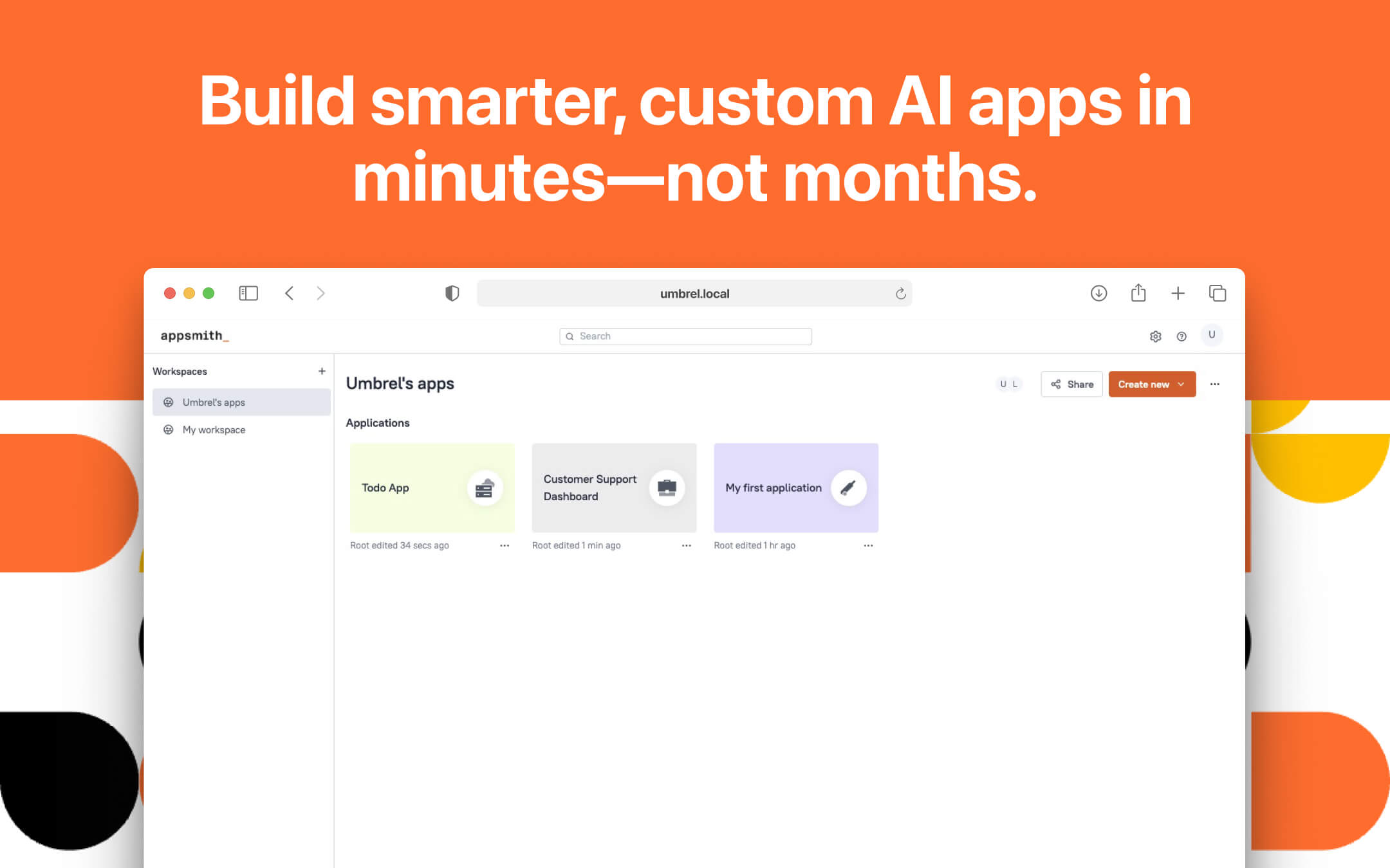 Appsmith screenshot 1