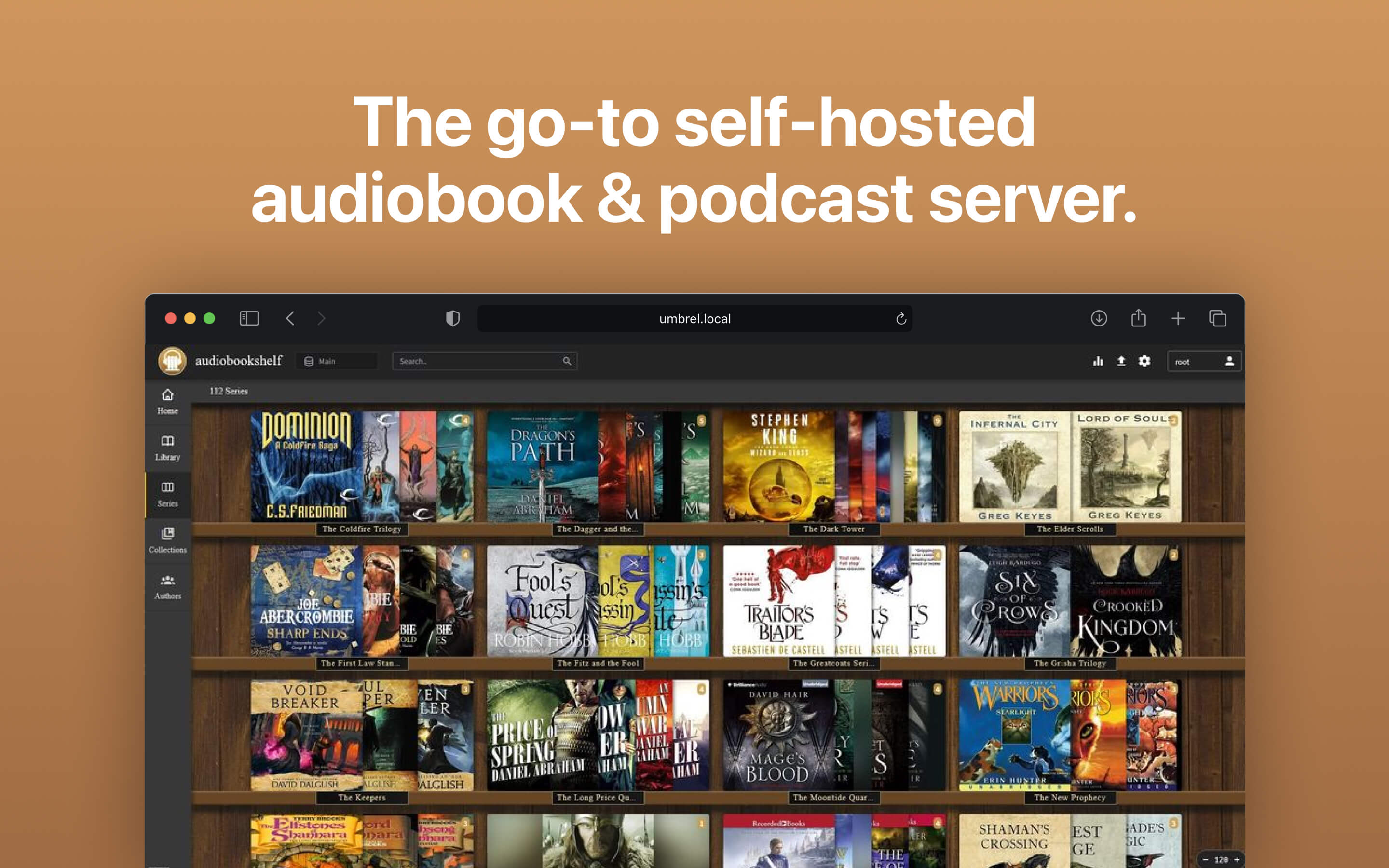 Audiobookshelf screenshot 1