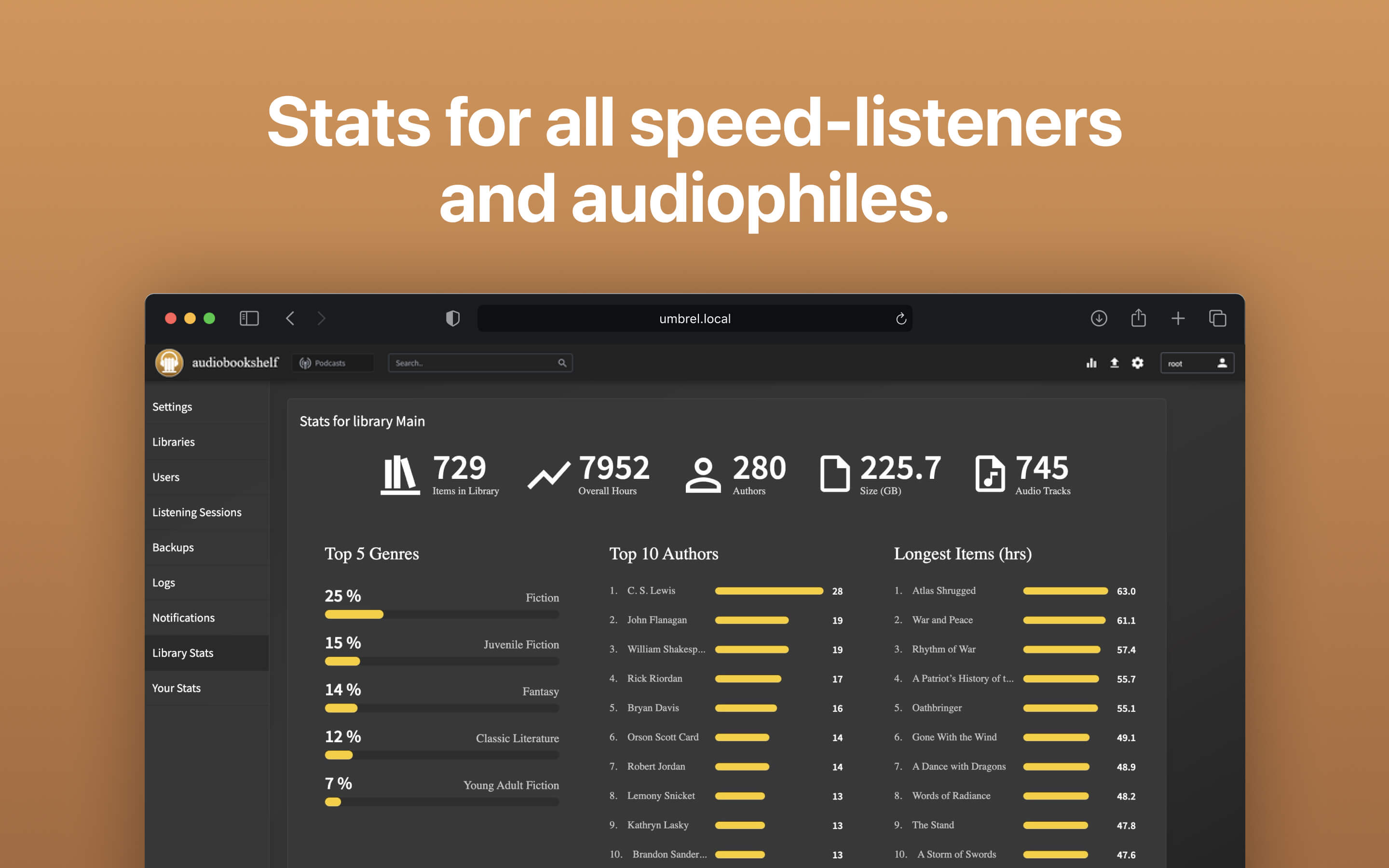 Audiobookshelf screenshot 3