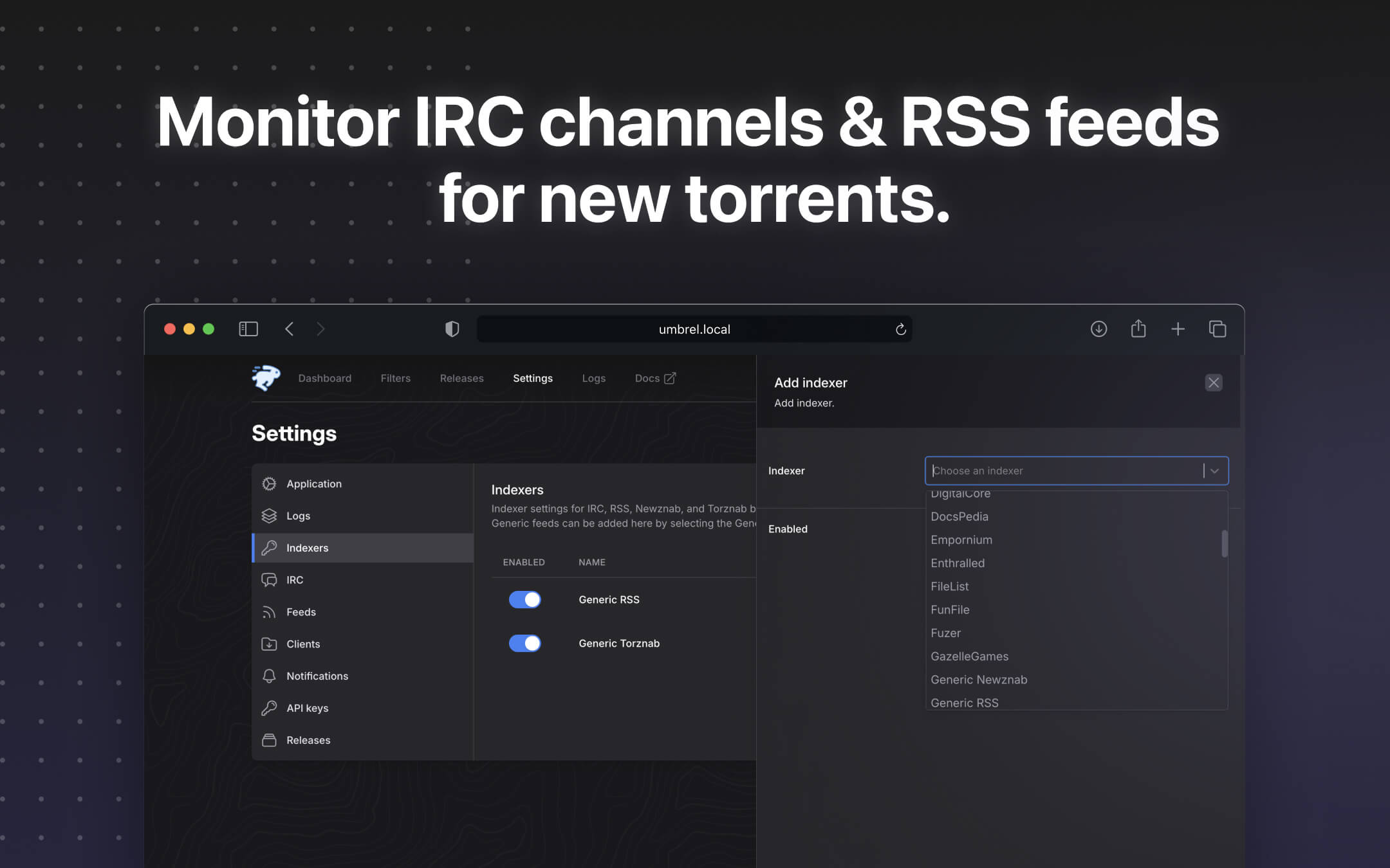 autobrr screenshot 3