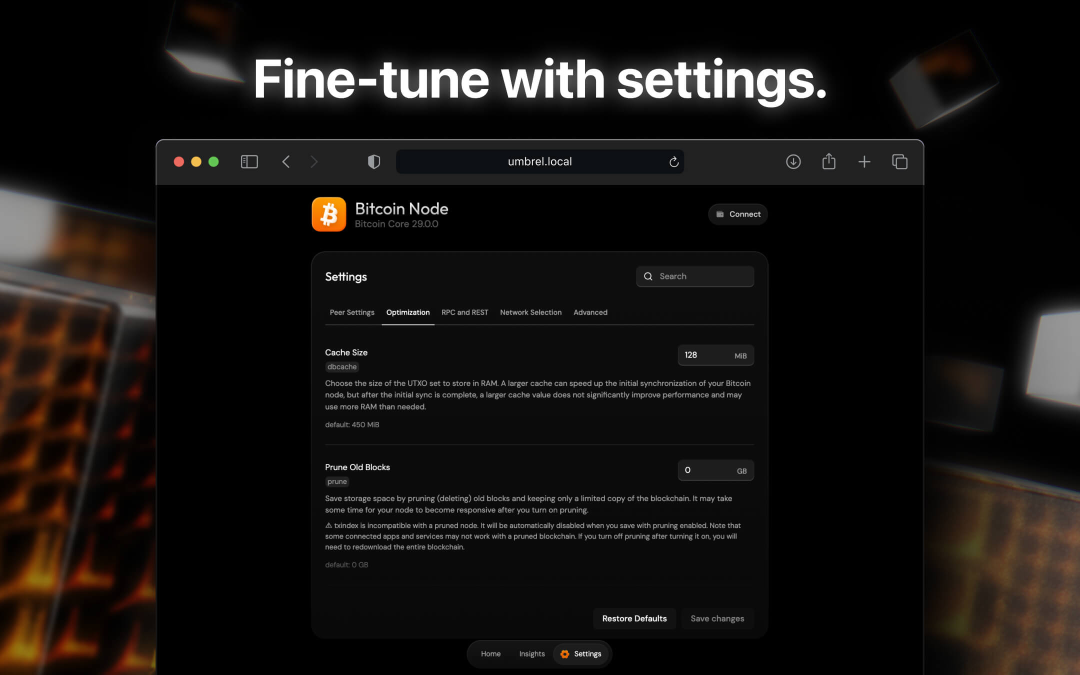 Bitcoin Node screenshot 3