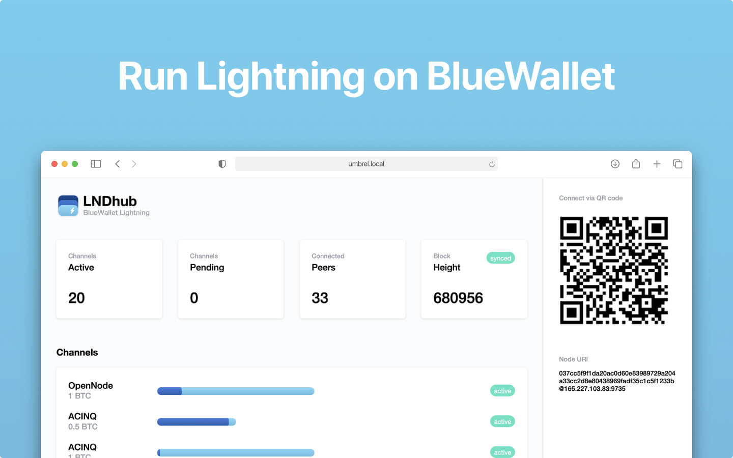 BlueWallet Lightning screenshot 1