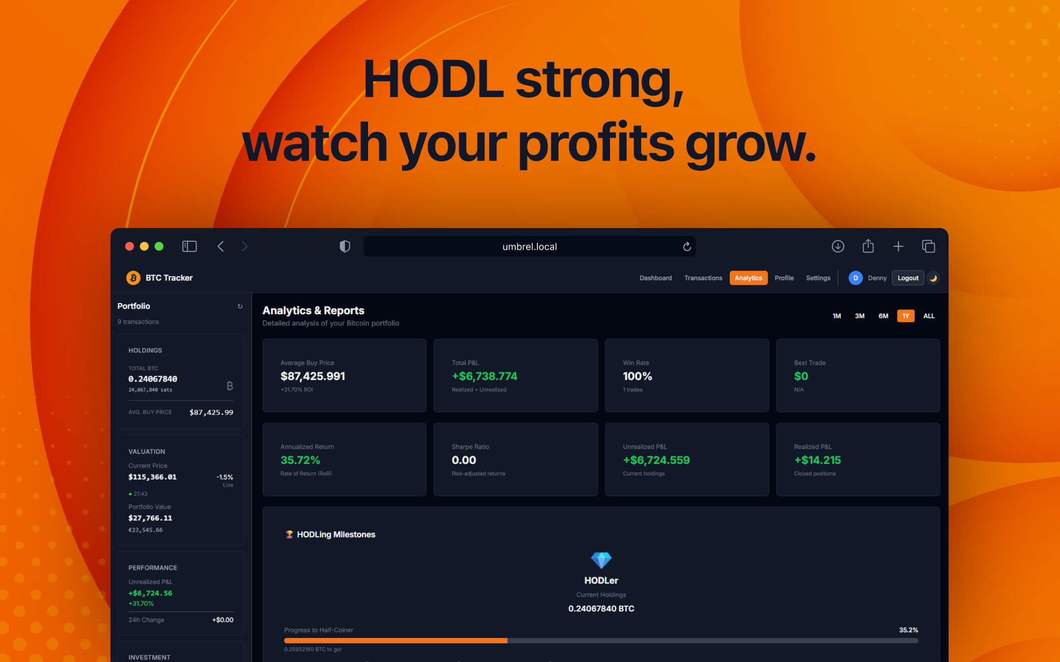 BTC Tracker screenshot 4