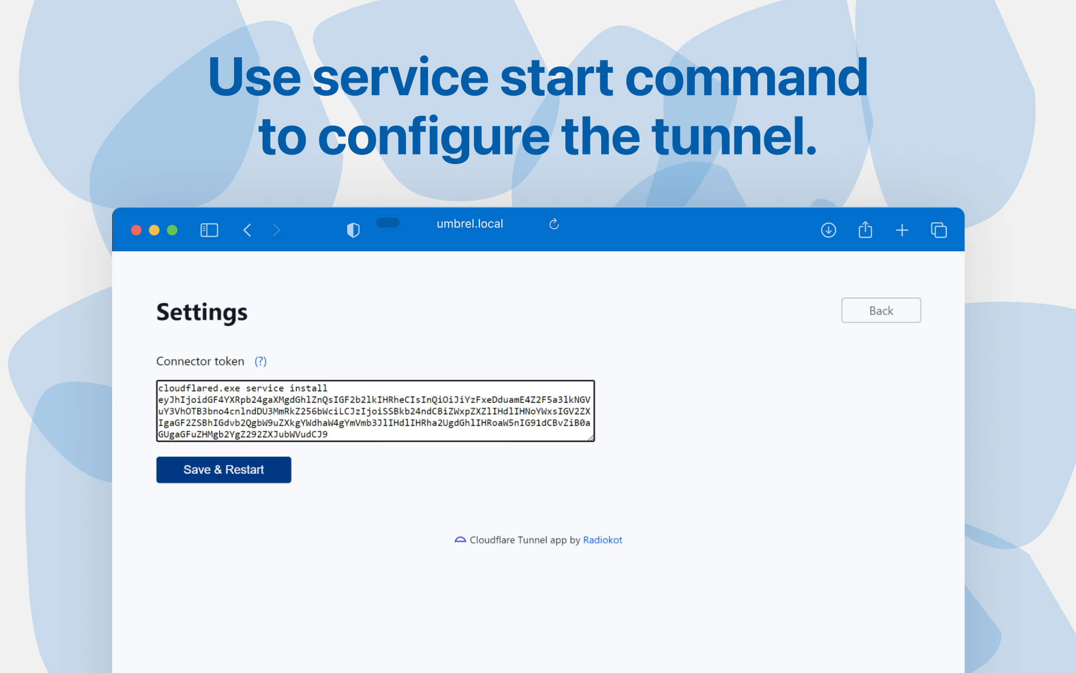 Cloudflare Tunnel screenshot 3