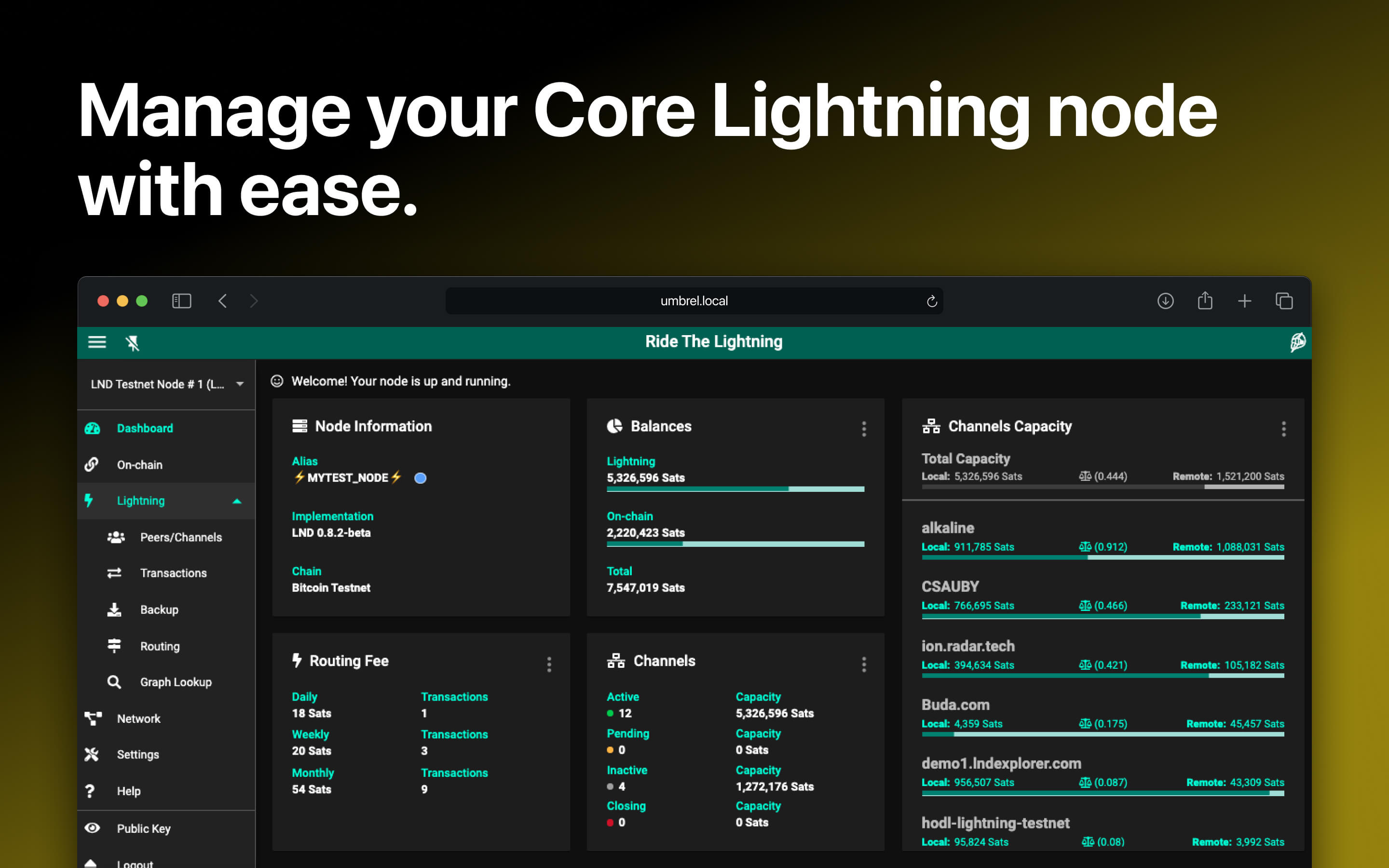 Ride The Lightning (Core Lightning) screenshot 1
