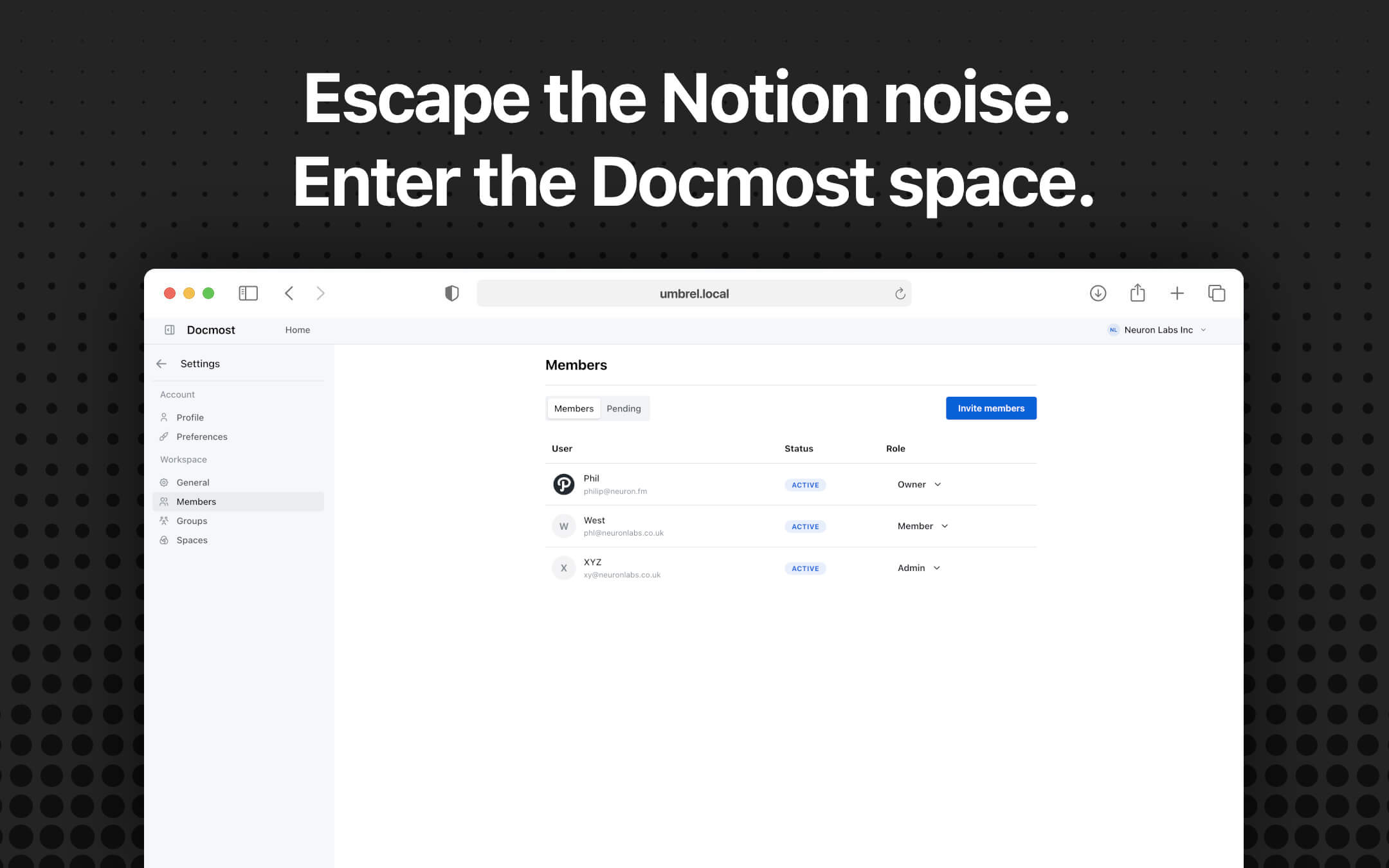 Docmost screenshot 6