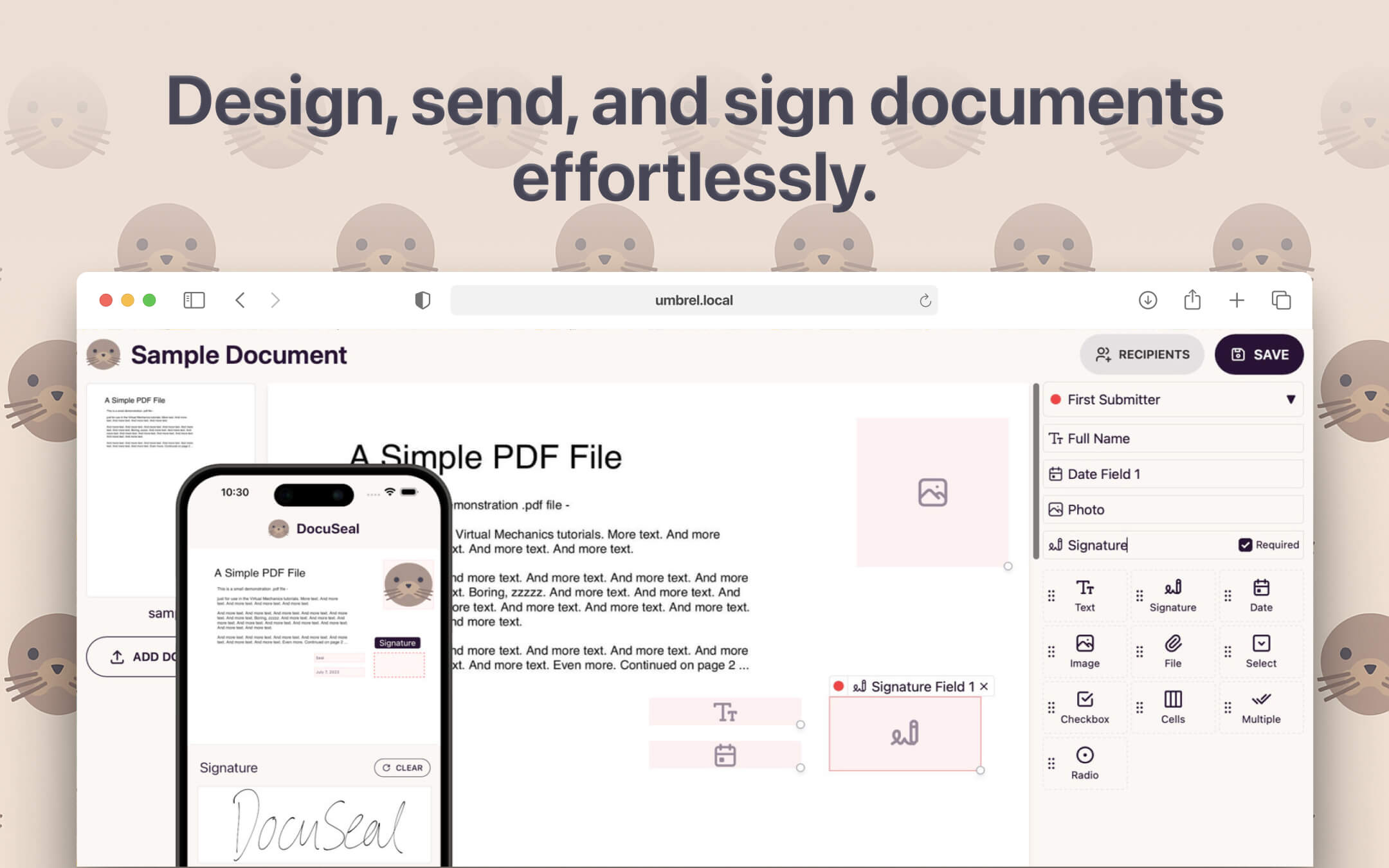 DocuSeal screenshot 1