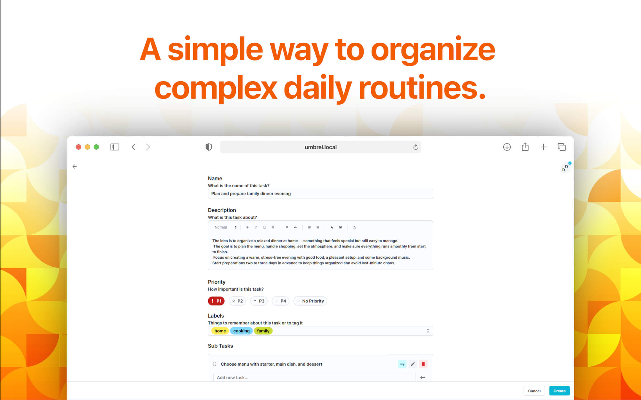 Donetick screenshot 3