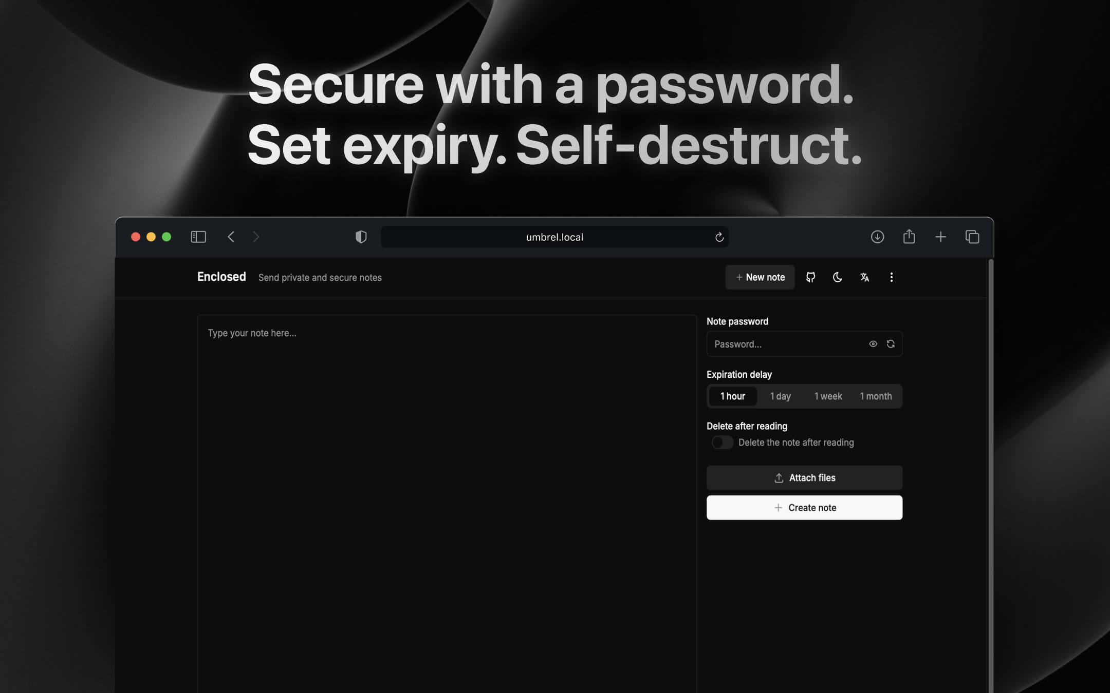 Enclosed screenshot 2