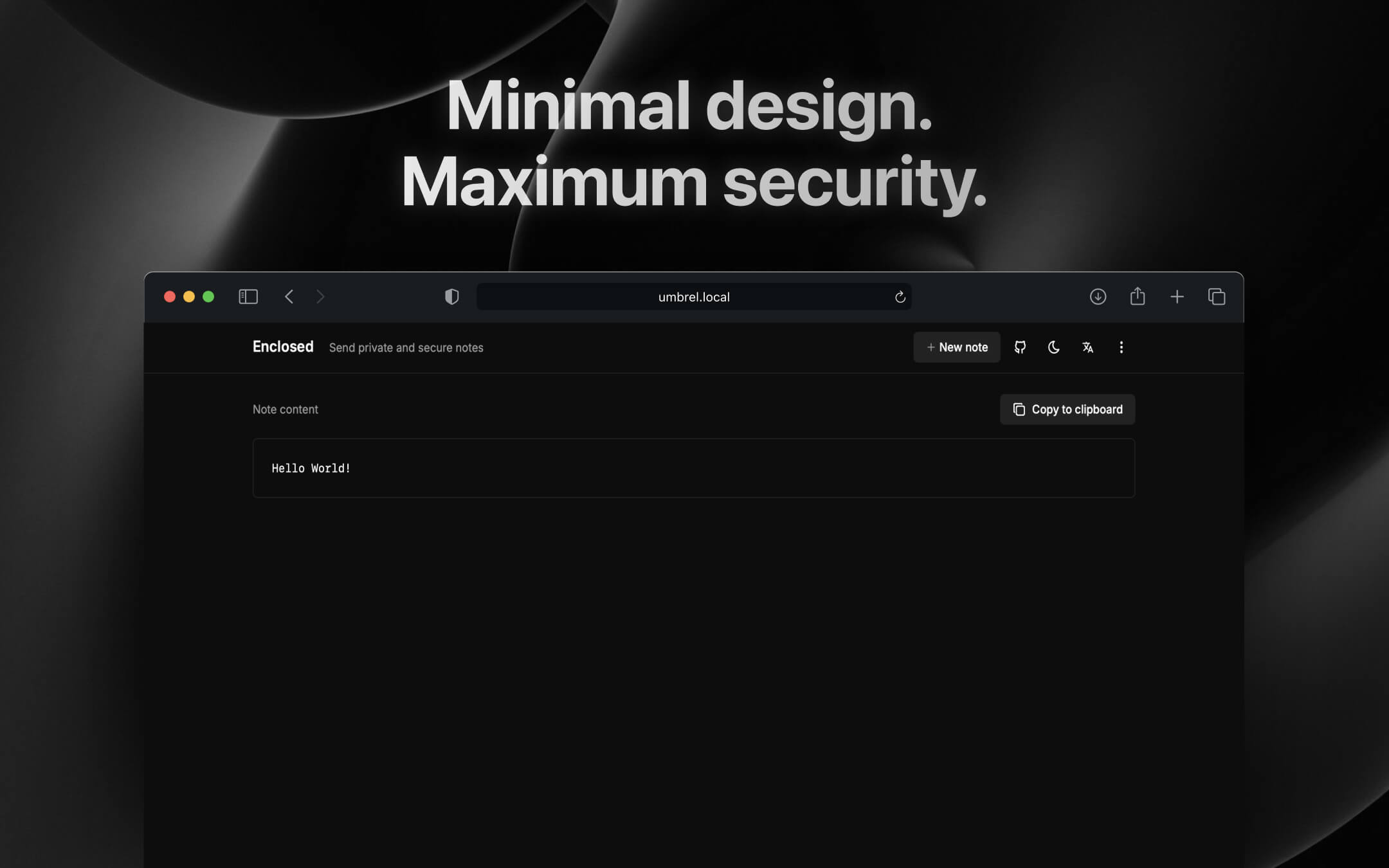 Enclosed screenshot 3