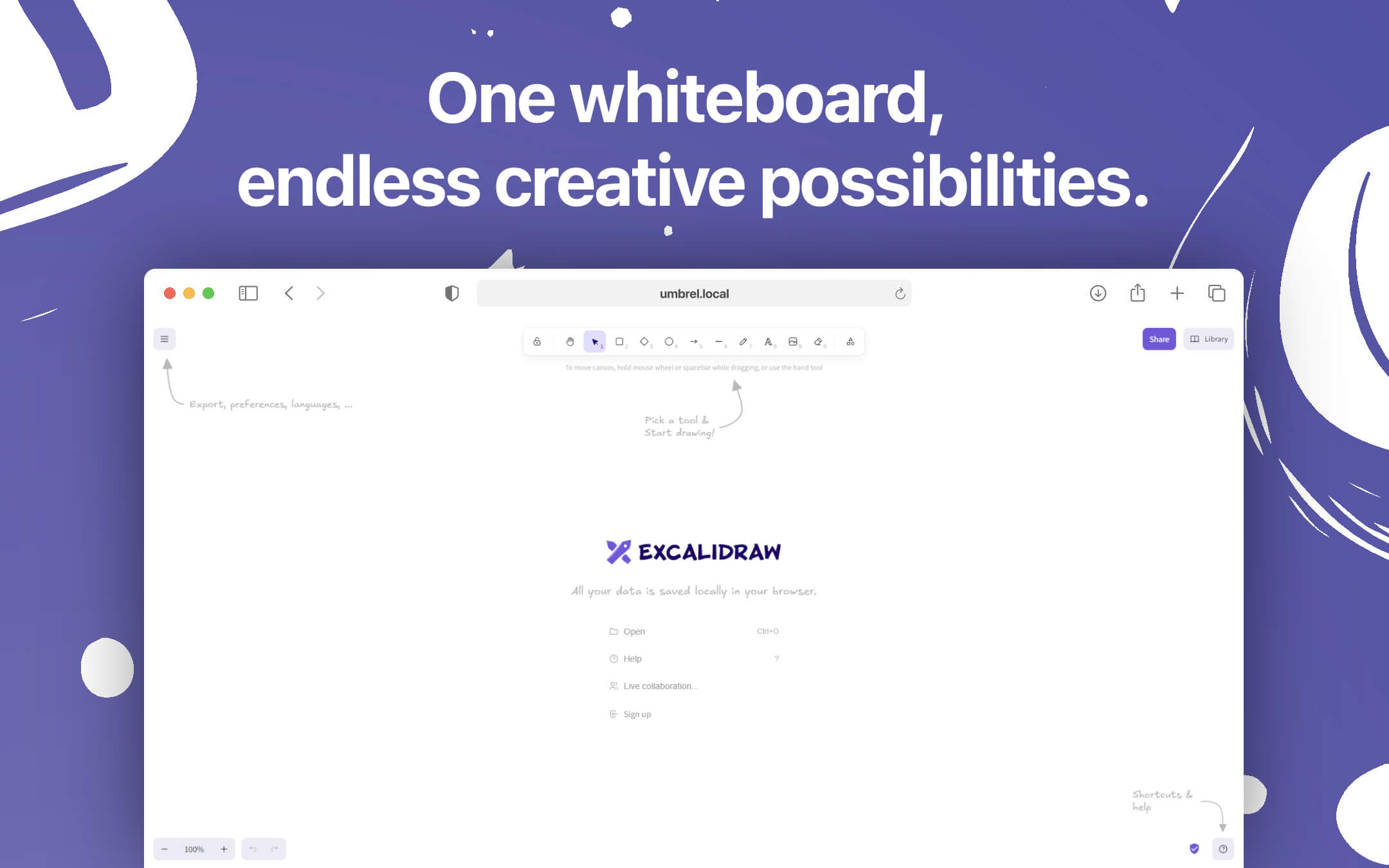 Excalidraw screenshot 1
