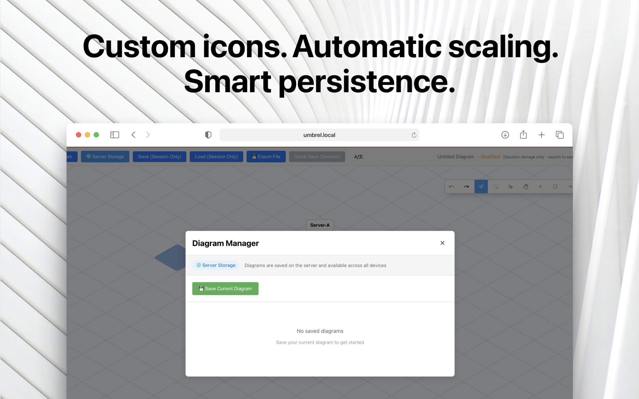 FossFLOW screenshot 3