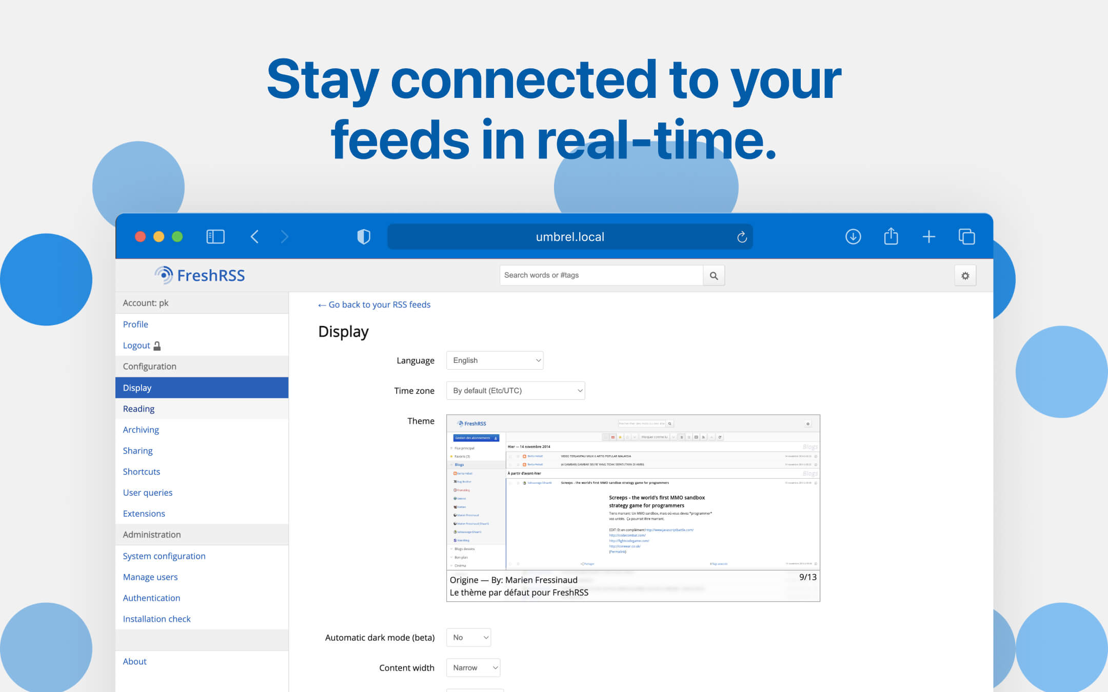 FreshRSS screenshot 3