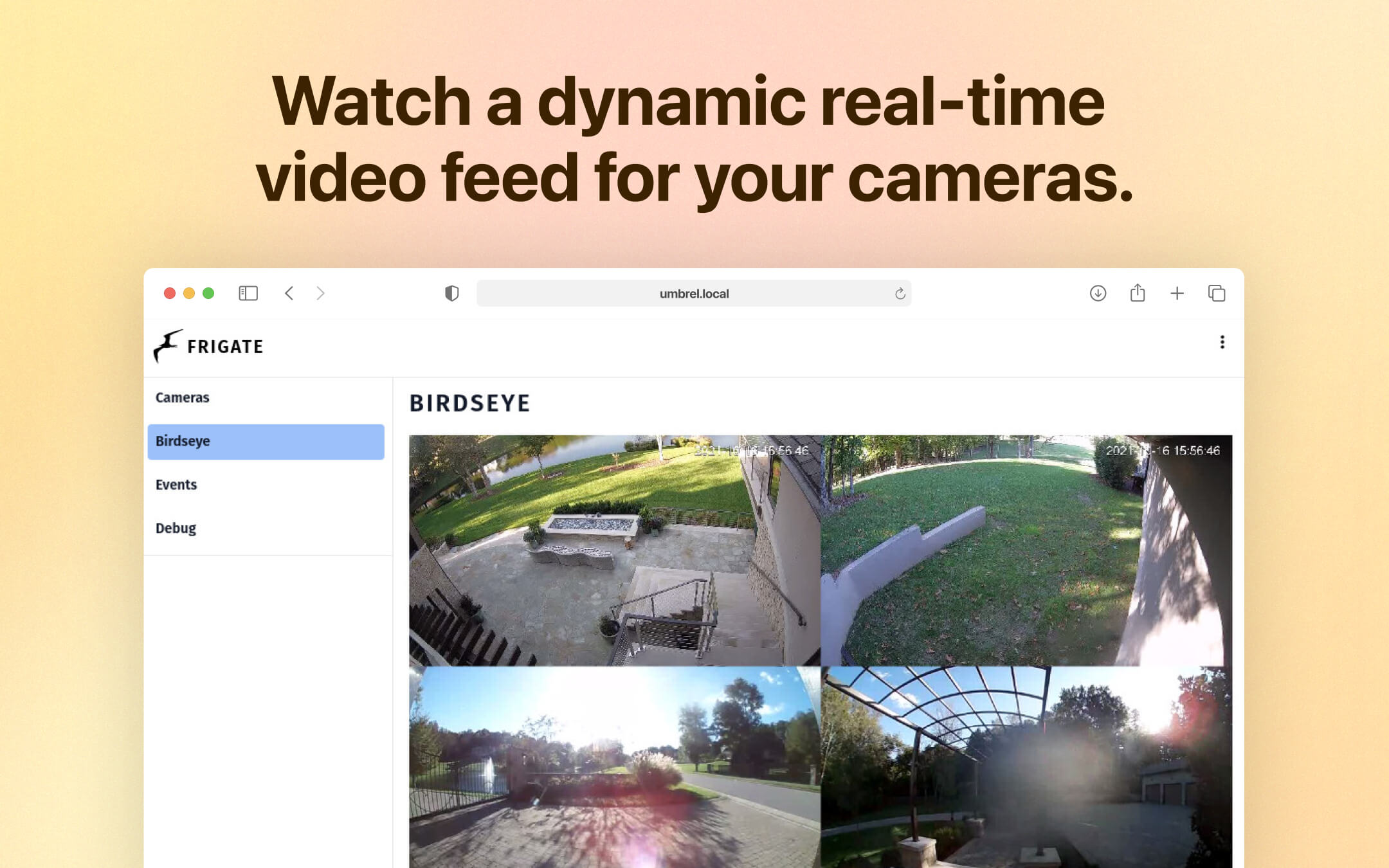 Frigate screenshot 2