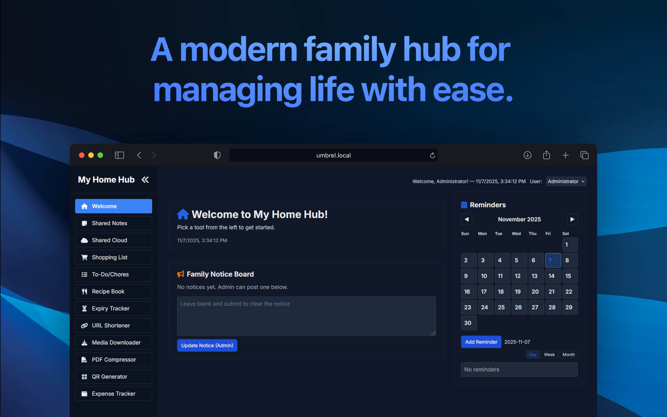 HomeHub screenshot 1