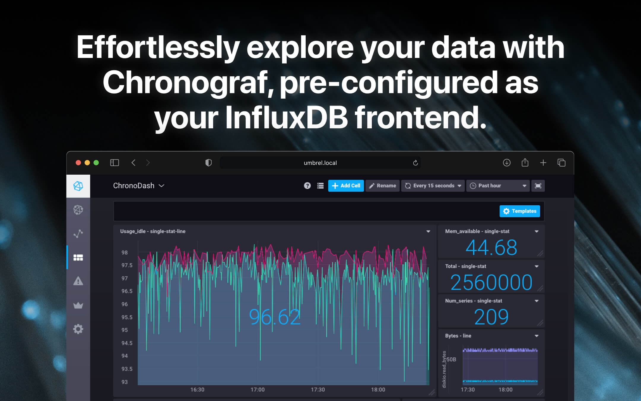 InfluxDB screenshot 1
