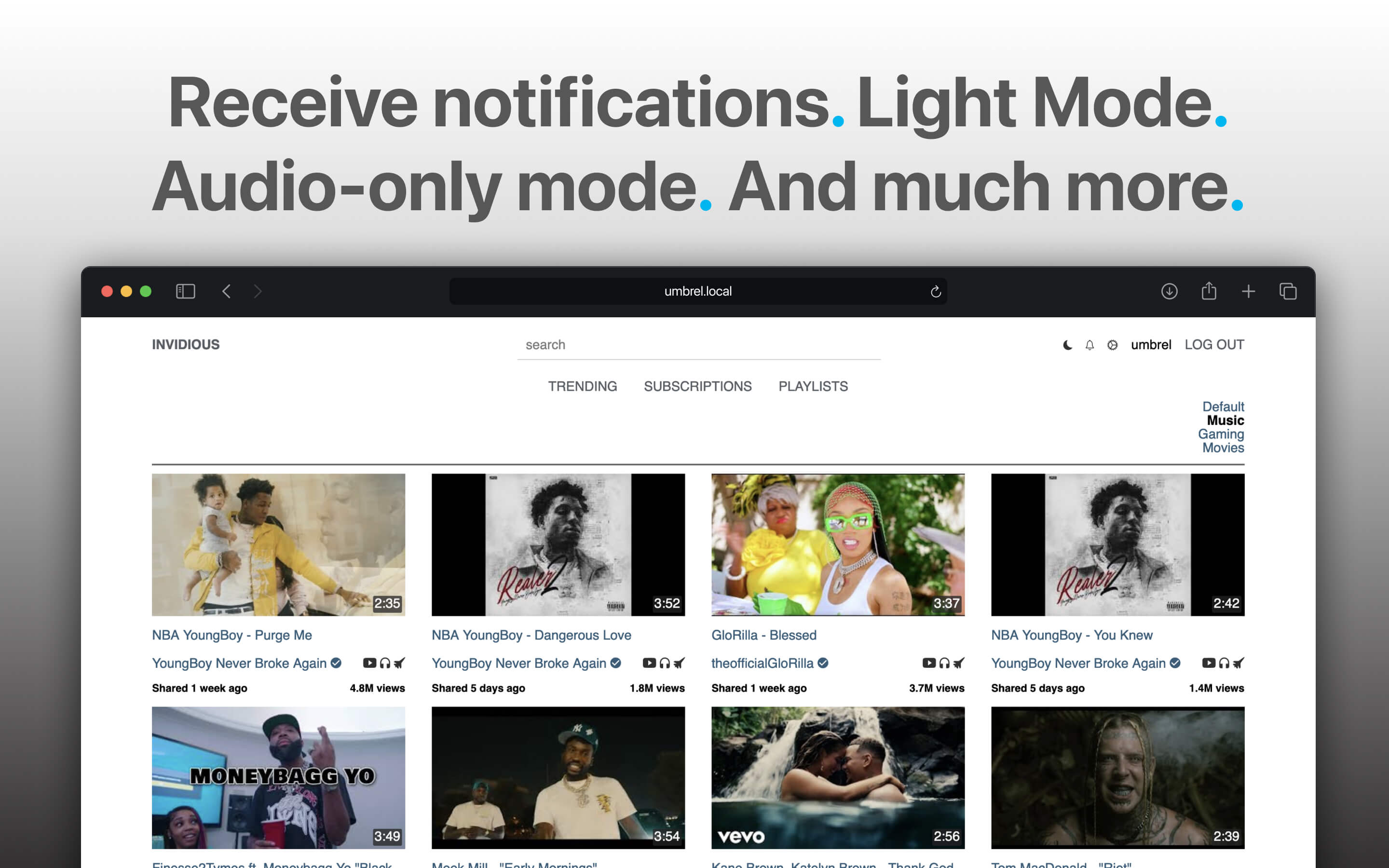 Invidious screenshot 3