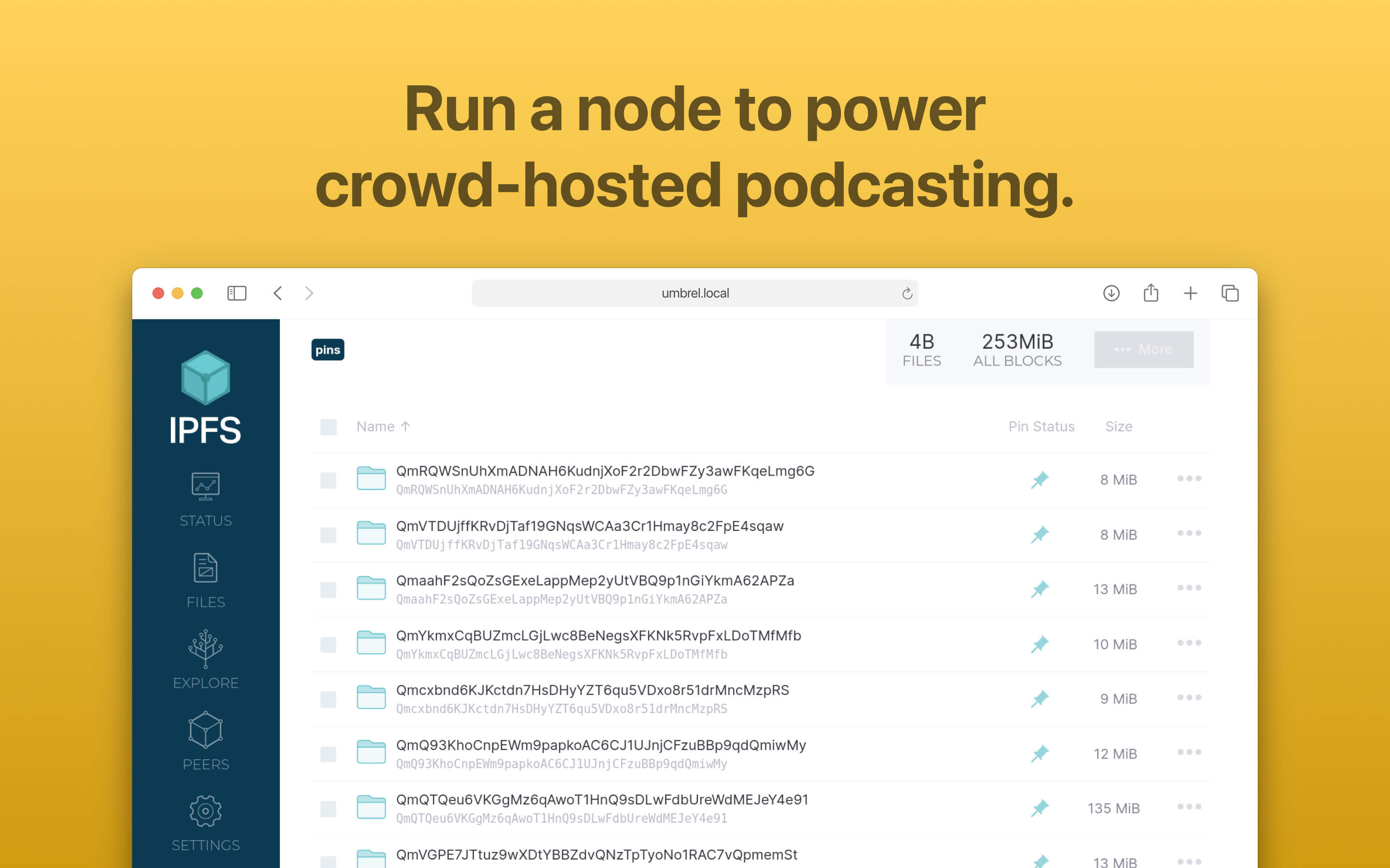 IPFS Podcasting screenshot 3