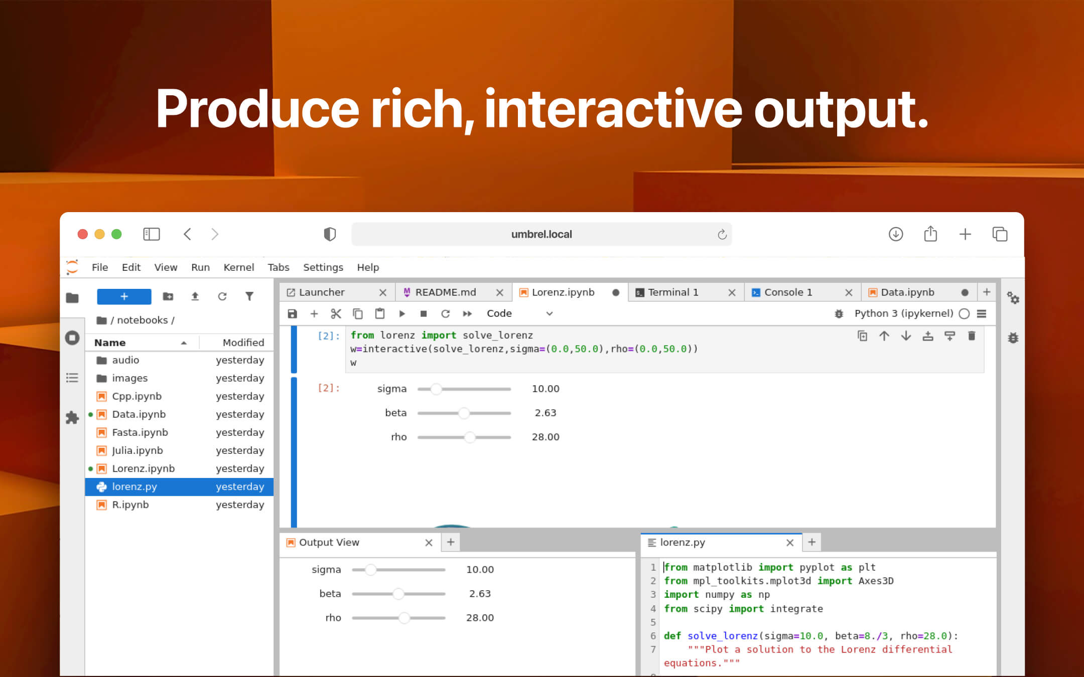 JupyterLab screenshot 3