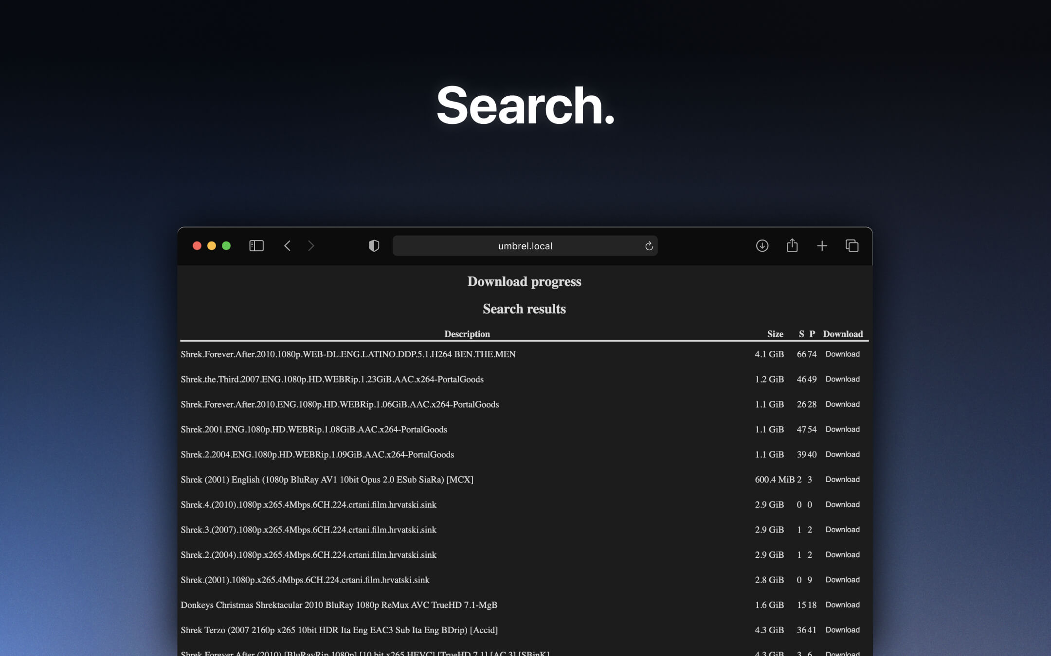 Just. Download. screenshot 2