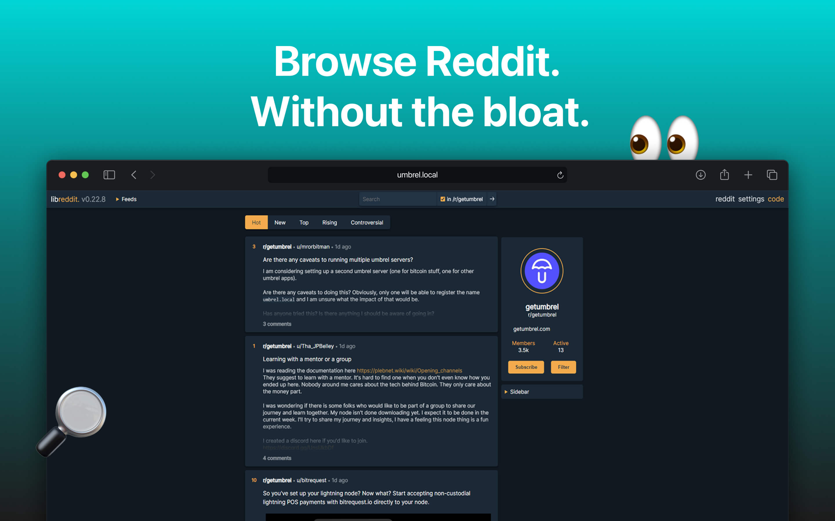 LibReddit screenshot 1