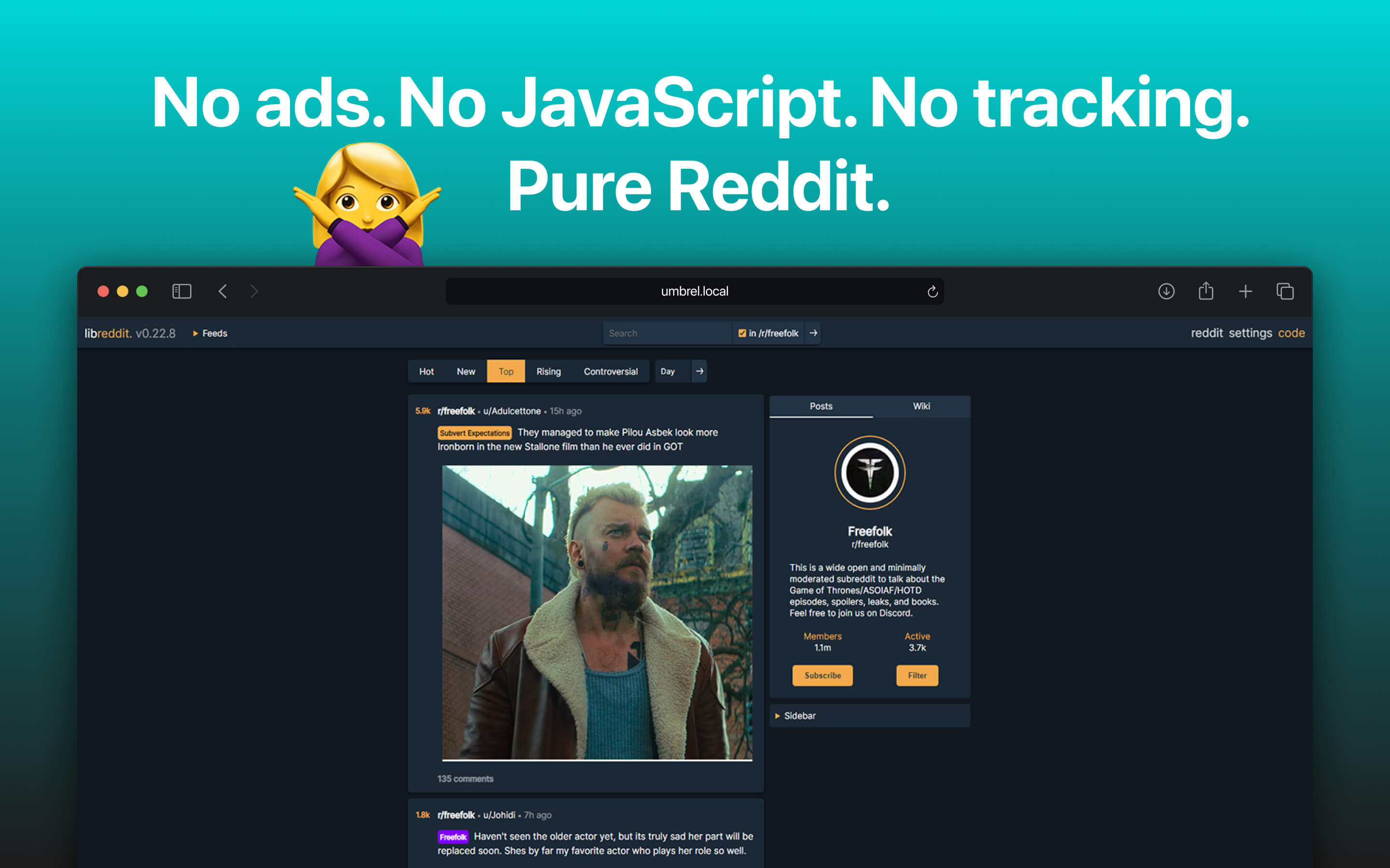 LibReddit screenshot 2