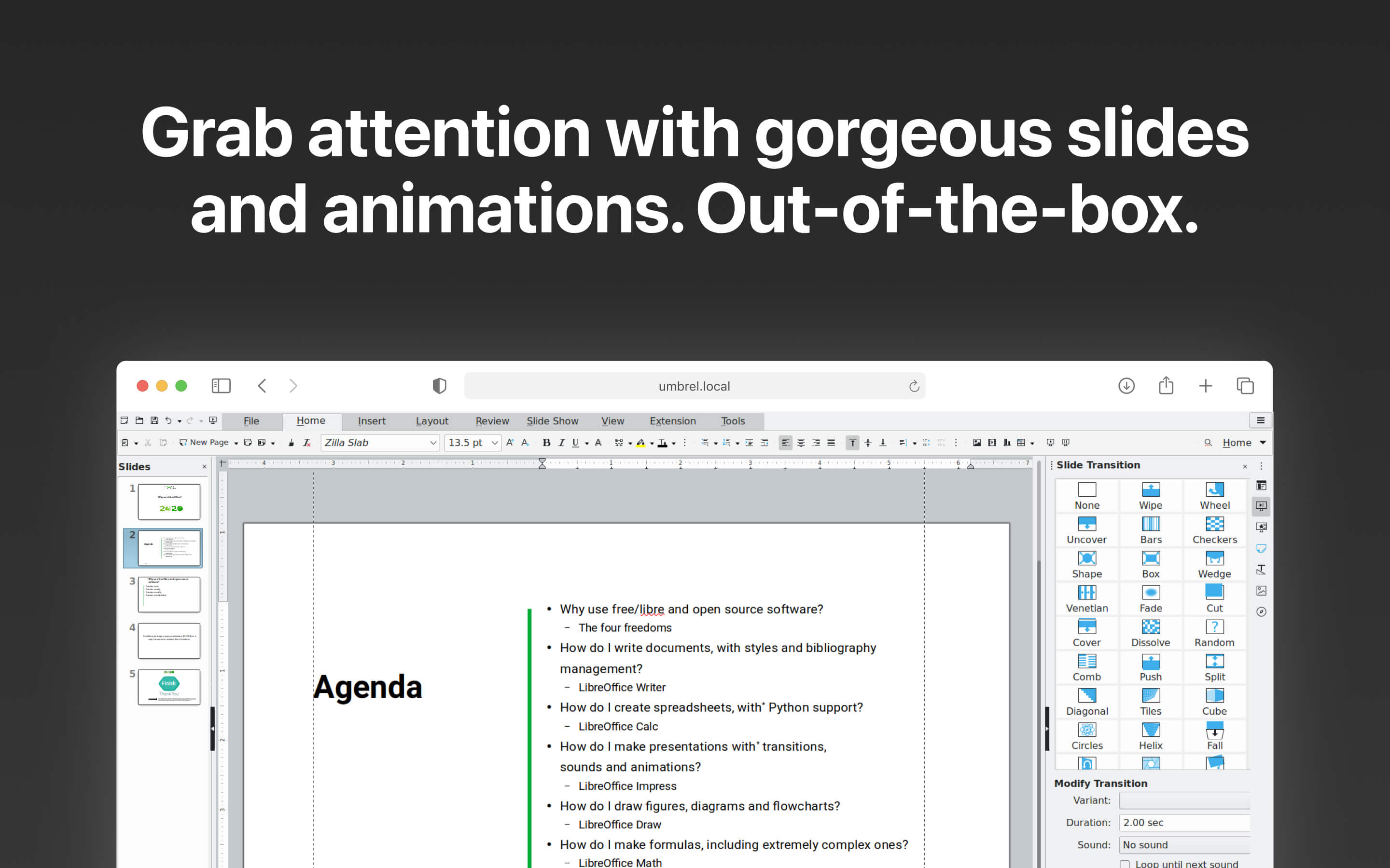 LibreOffice screenshot 1