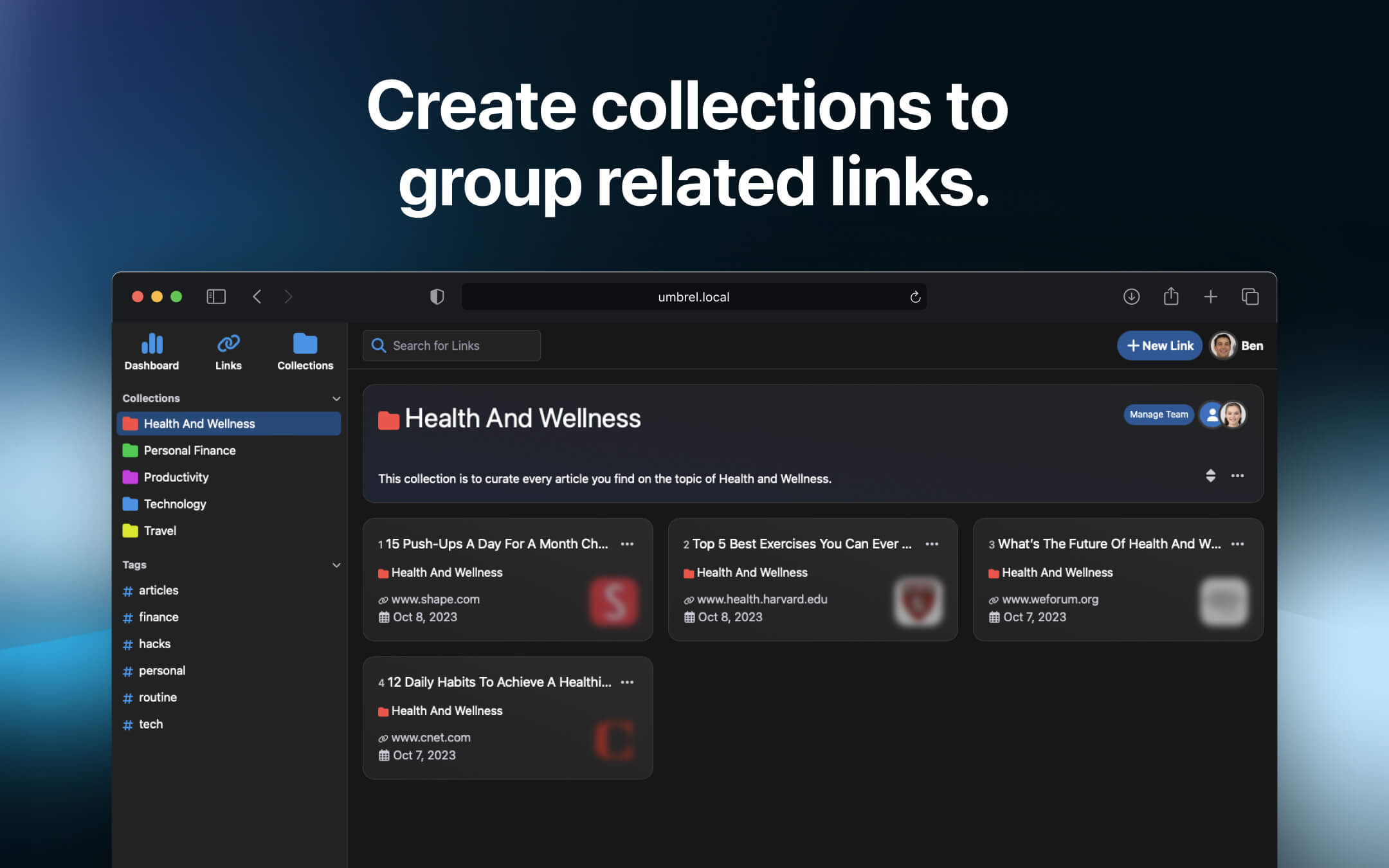 Linkwarden screenshot 2