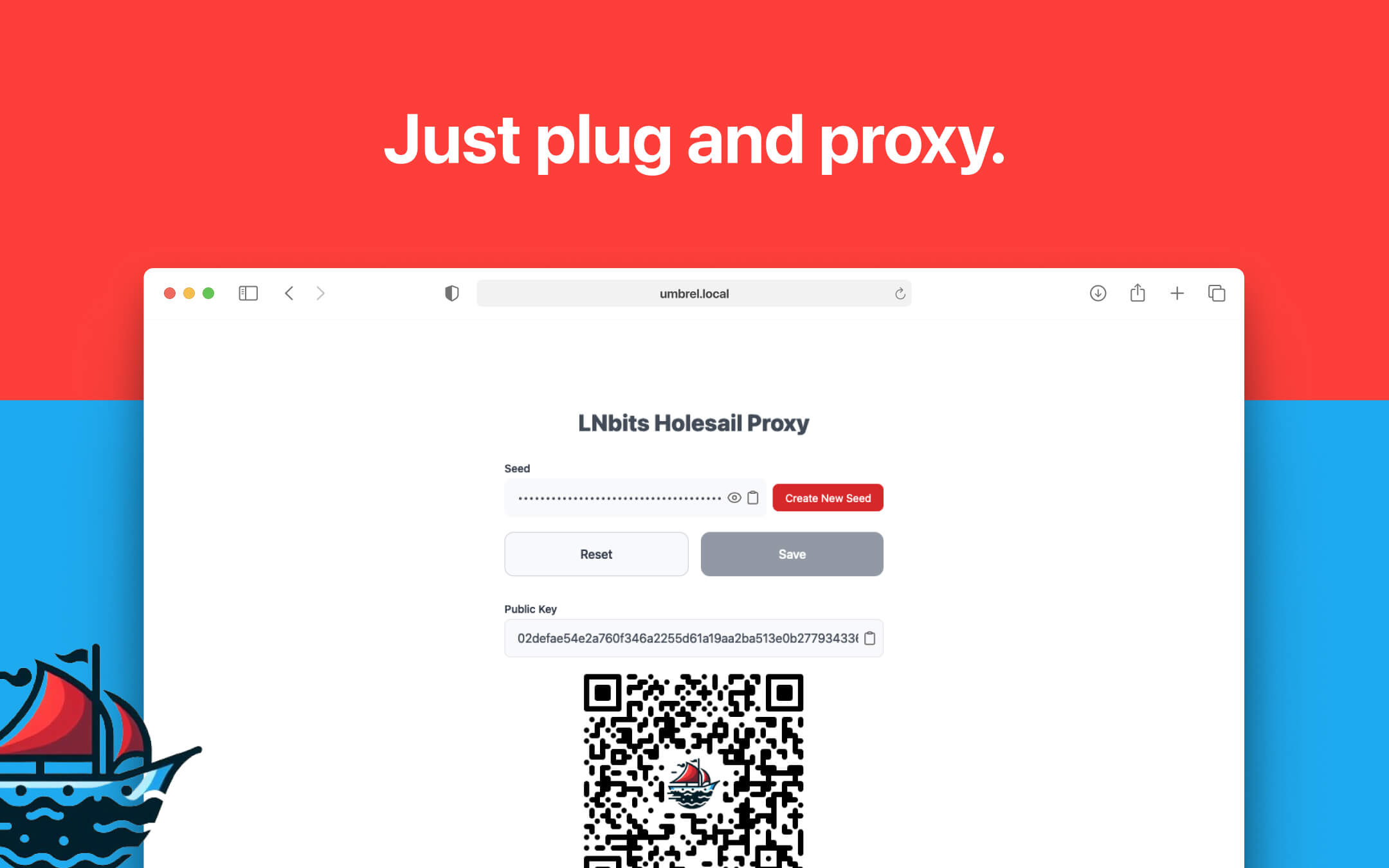 LNbits Holesail Proxy screenshot 3