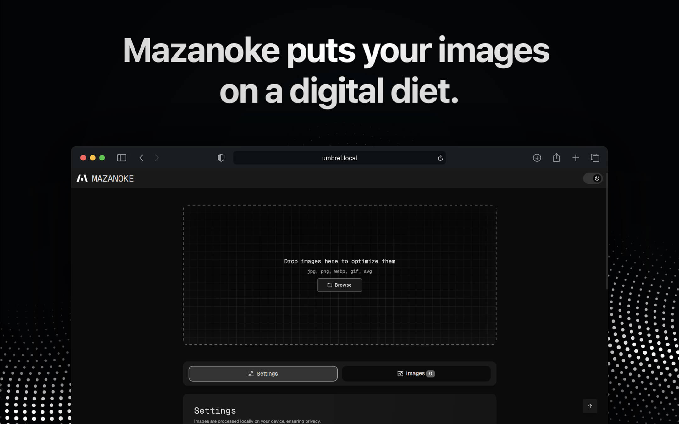 Mazanoke screenshot 1