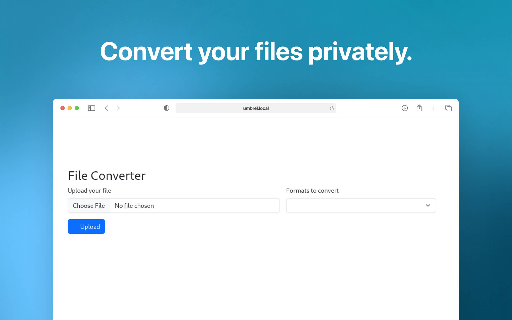Morphos server screenshot 1