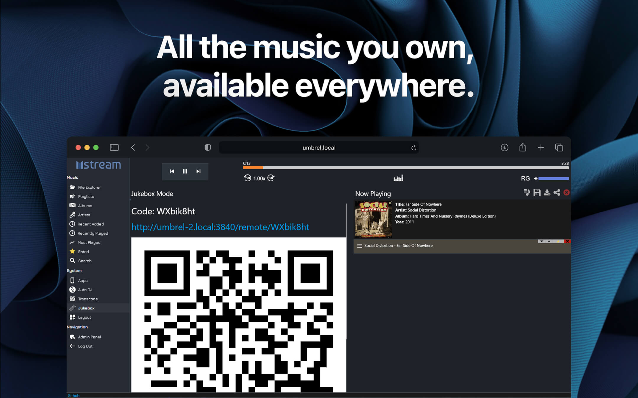 mStream screenshot 5