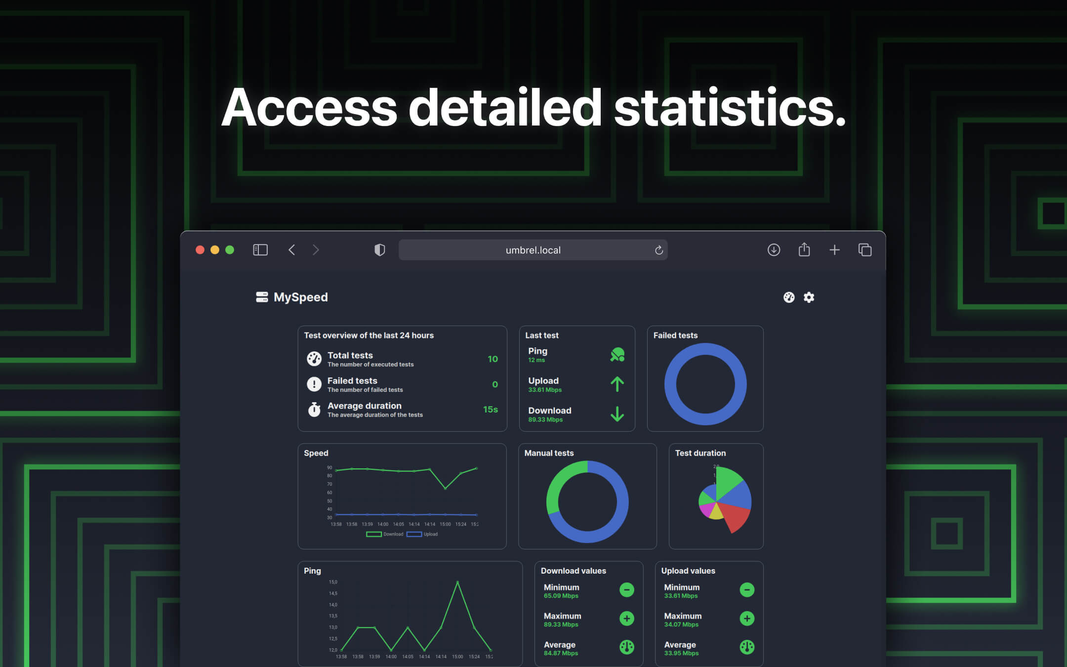 MySpeed screenshot 2