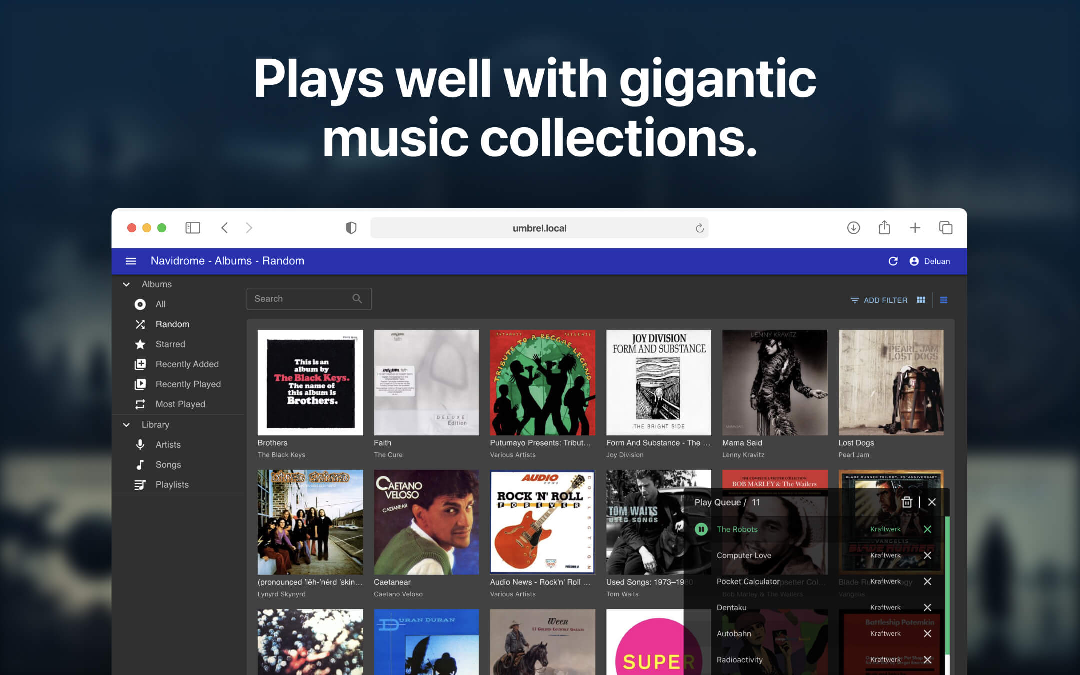 Navidrome screenshot 2