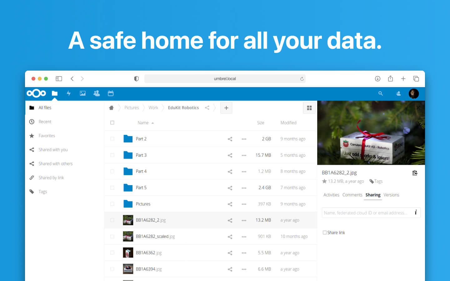 Nextcloud screenshot 2
